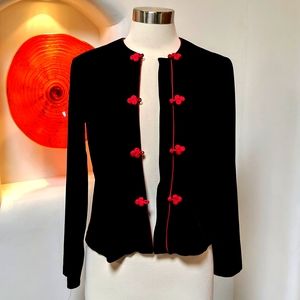 August Silk Velvet Jacket